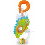 Clementoni Elektronická chrastítko s úchytem Chameleón – Zboží Mobilmania