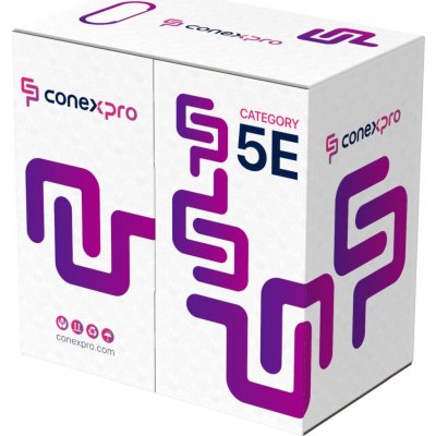 Conexpro 5EUTP-LS UTP, CAT5e, LSOH, 24AWG, 305m, bílý – Zboží Živě