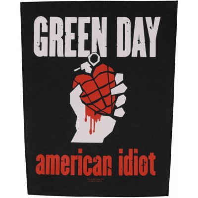 nášivka velká GREEN DAY - AMERICAN IDIOT - RAZAMATAZ - BP1218 – Sleviste.cz