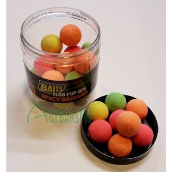 STRATEGY BAITS Plovoucí boilies Fluo Pop-Up 100g 20mm Spicy Banana