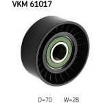 Vratna/vodici kladka, klinovy zebrovy remen SKF VKM 61017
