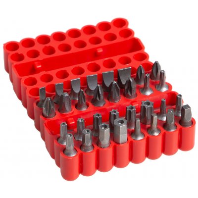 Sada bitů Proteco s magnetickým držákem 33 ks na plastovém držáku 42.04-308 – Zboží Dáma