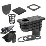 Geiger Lapač střešních splavenin 110 spodní černý – Sleviste.cz