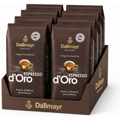 Dallmayr Espresso D'oro zrnková 8 x 1 kg – Hledejceny.cz