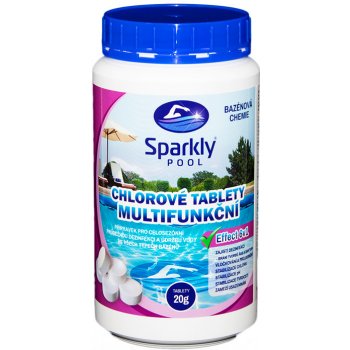 Sparkly POOL Chlorové tablety 6v1 multifunkční 20g 1 kg