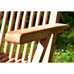 Sada 2 ks zahradní židle skládací DIVERO Hantown z masivního týkového dřeva D41004 – Hledejceny.cz