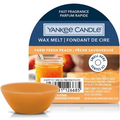 Yankee Candle vonný vosk Farm Fresh Peach Čerstvá farmářská broskev 22 g