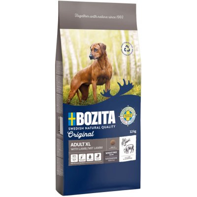 Bozita Original Adult XL s jehněčím bez pšenice 12 kg