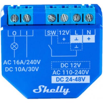 Shelly spínací modul Plus 1 WiFi – Sleviste.cz