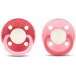 Rebael přírodní kaučuk dudlíky sada 2ks Hot pearly flamingo/Rising pearly lobster – Sleviste.cz