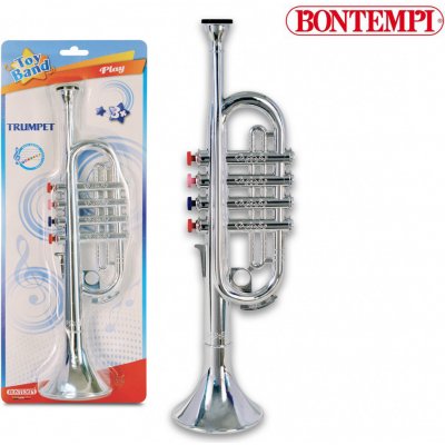 BONTEMPI Trumpeta dětská stříbrná 4 klapky – Zboží Mobilmania