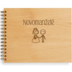 Svatební kniha hostů - novomanželé alternativy - Heureka.cz