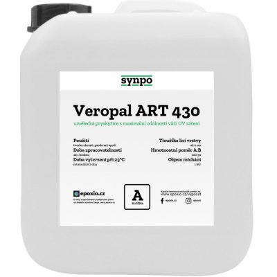 SYNPO akciová spol. VEROPAL ART 430 čirá umělecká epoxidová pryskyřice 1,3 kg