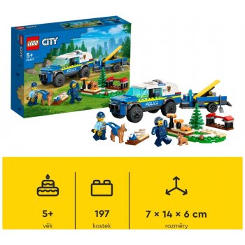 LEGO® City 60369 Mobilní cvičiště policejních psů