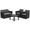 Zahradní sestava Rojaplast CLAIRE 2 SEATERS SOFA set - grafit