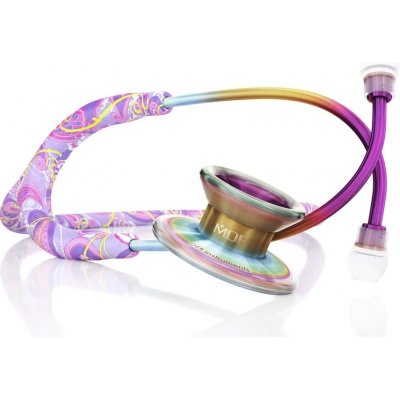 MDF 777 MD One® Epoch® Titanium Adult Stethoscope – Purpaisely/ Kaleidoscope (Fonendoskopy) – Hledejceny.cz