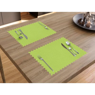 Goldea teflonové prostírání zelené 2ks 30x40cm – Zboží Mobilmania
