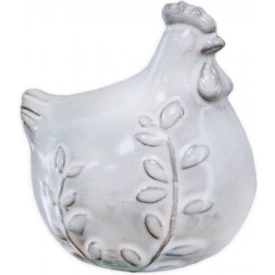 Slepice porcelán 10,5cm bílá – Hledejceny.cz
