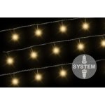 diLED světelný řetěz 100 LED teple bílý – Hledejceny.cz