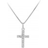 Přívěsky Beny Jewellery Kříž s Ježíšem Kristem z Bílého Zlata 7151367