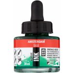 Amsterdam Acrylic Ink 615 Emerald Green 30 ml – Zboží Dáma
