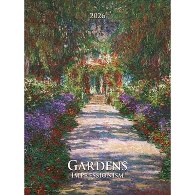 Gardens Impressionism nástěnný 42 x 56 cm 2026 – Zboží Mobilmania