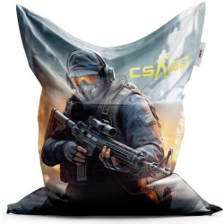 Sablio sedací vak Classic CS:GO Voják 2 - 200 x 140 cm