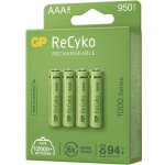 GP ReCyko AAA 950mAh 4ks 1032124090 – Zboží Živě