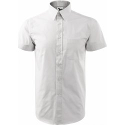 Malfini Chic pánská popelínová košile s krátkým rukávem bílá