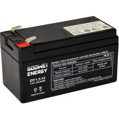 Goowei Energy OT1.3-12 1.3Ah,12V VRLA