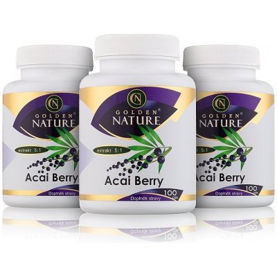 Golden Nature Acai berry 2+1 300 kapslí – Hledejceny.cz