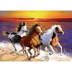 Wooden city Divocí koně na pláži dřevěné 1000 dílků – Zboží Mobilmania