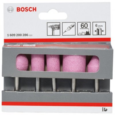 Bosch - Sada brusných tělísek, 5dílná Upínací stopka 6 mm; zrnitost 60; 25; 15; 15; 25; 20 x 24; 30; 30; 25; 25 mm – Zbozi.Blesk.cz
