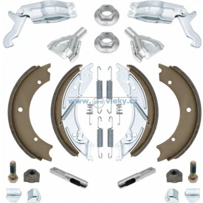 Tanatech Sada velká brzdových čelistí pro nápravu KNOTT 250x40 vhodné pro typ 25-2025/1 | Zboží Auto