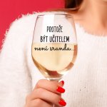 Ahome Sklenice na víno Protože být učitelem není sranda 450 ml – Sleviste.cz