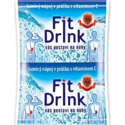 HERBEX Fit drink šumivý nápoj v prášku s vitaminem C 6g