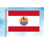 Vlajka Francouzské Polynésie Rozměr: 60×90 cm, Uchycení: Karabiny – Hledejceny.cz