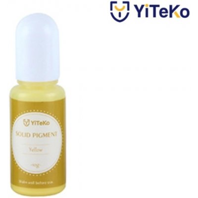 YiTeKo Tekutý pigment Solid 08 žlutá 10 ml – Zbozi.Blesk.cz