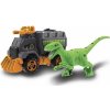 Figurka NIKKO Truck a dinosaurus Velociraptor