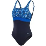 Speedo Shaping ContourEclipse Printed 1 Piece Pure blue – Zboží Mobilmania