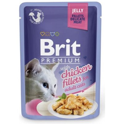 Samohýl Premium Cat Delicate Fillets in Jelly with Chicken 85 g – Zboží Mobilmania