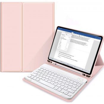 Tech-Protect SC Pen + klávesnice Apple iPad 10,2" 2019/2020/2021 9589046920950 růžové