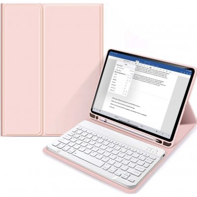 Tech-Protect SC Pen + klávesnice Apple iPad 10,2" 2019/2020/2021 9589046920950 růžové