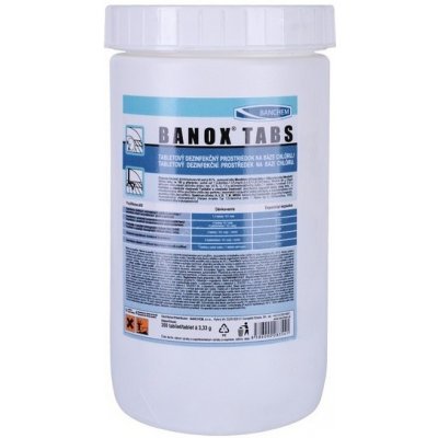 Banox Tabs dezinfekční chlorové tablety 1 kg – Zboží Dáma