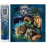 Norimpex diamantové malování Safari zvířata 30 x 40 cm – Zbozi.Blesk.cz