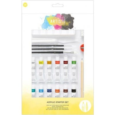 akrylové barvy Artiste tarter kit 24ks – Zboží Dáma