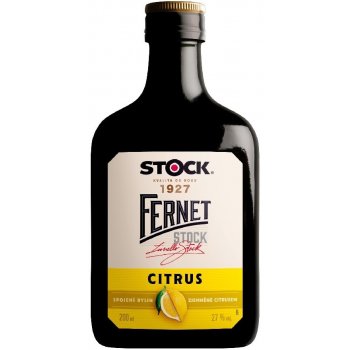 Fernet Stock Citrus 30% 0,2 l (holá láhev)