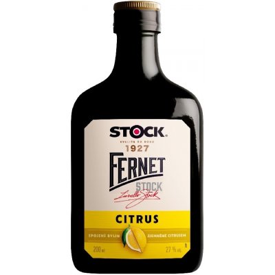 Fernet Stock Citrus 30% 0,2 l (holá láhev) – Zbozi.Blesk.cz