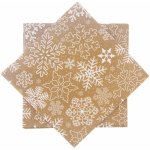 Orion Ubrousek papírový Vločka 20ks 33x33cm – Zboží Dáma