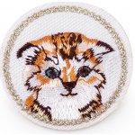 Nažehlovačka kočka Varianta: 2 hnědá světlá, Balení: 2 ks – Zboží Dáma